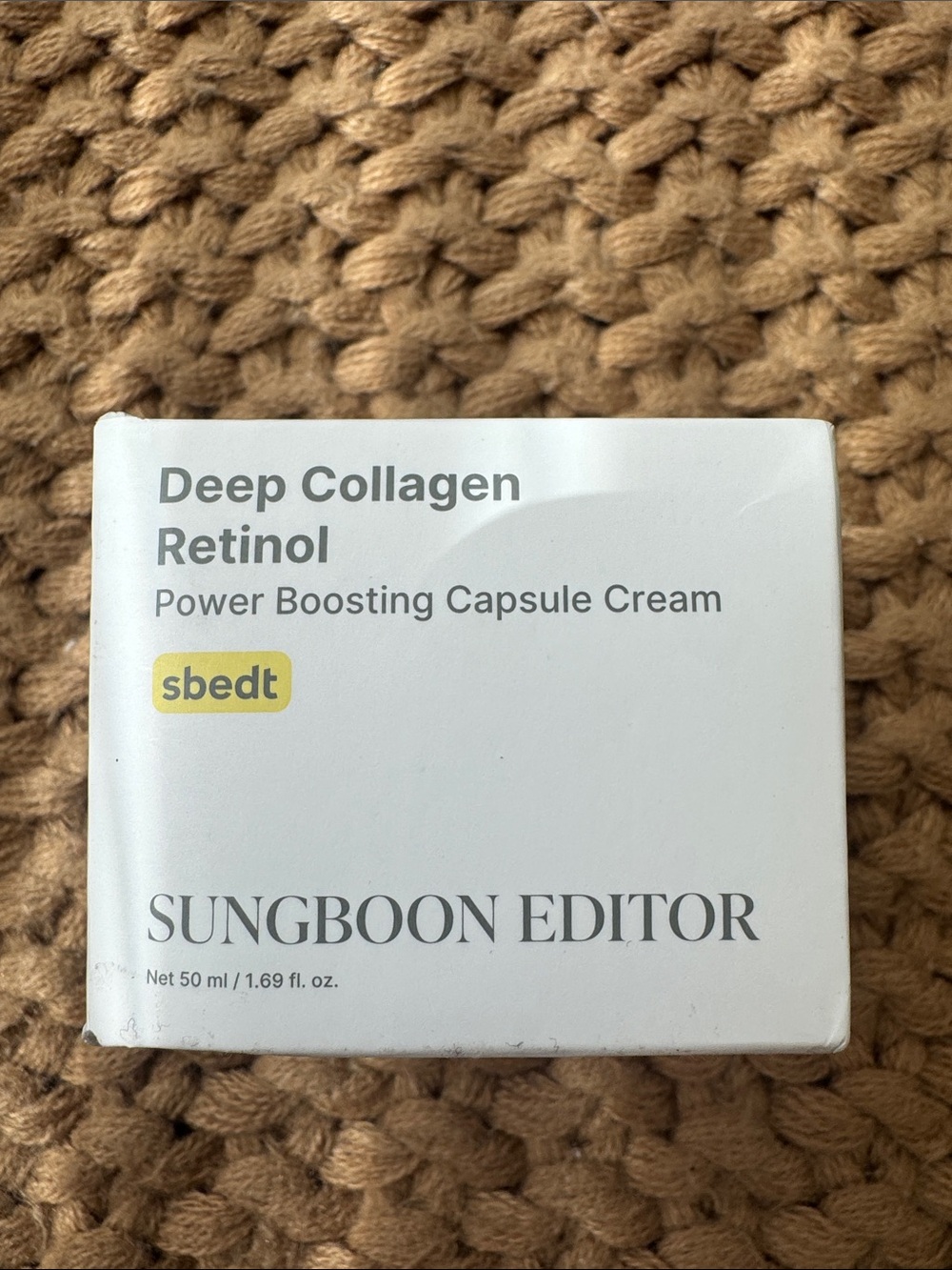 Sungboon Editor Deep Collagen Retinol Power Boosting Capsule Cream Yellow NEW